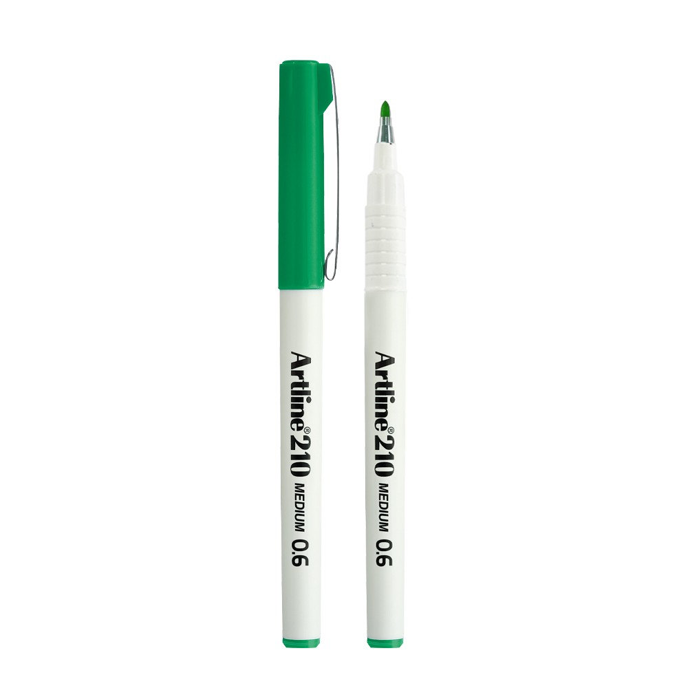 Writing Pen 0.6mm Green Artline Ref EK210B